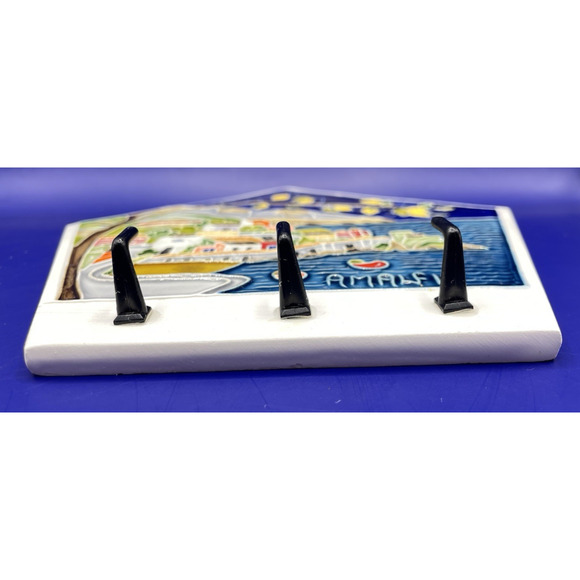Vietri Pottery- Amalfi Coast Key Holder Tile Made/Hand Painted in Italy - Picture 8 of 10